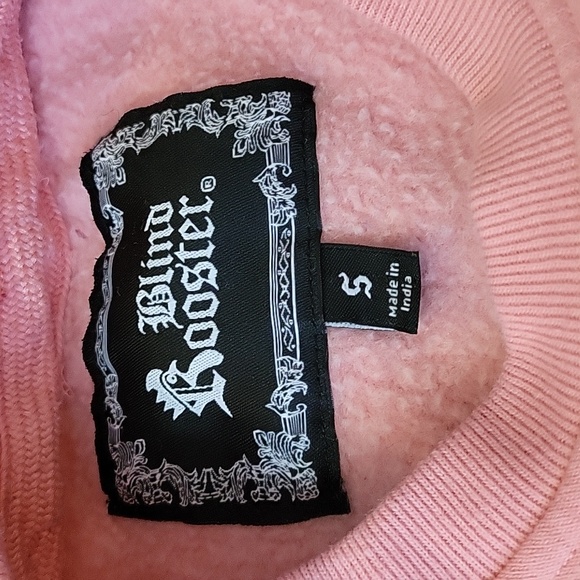 Blind Rooster Los Angeles pink pullover sweatshirt - Picture 4 of 6